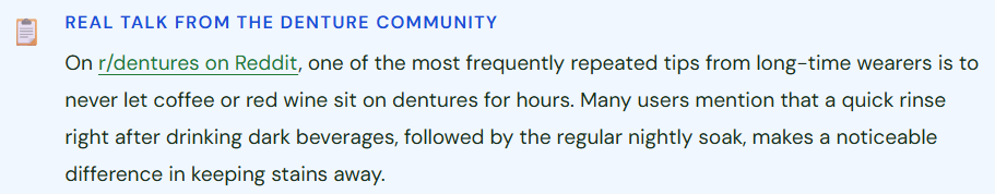 denture reddit post