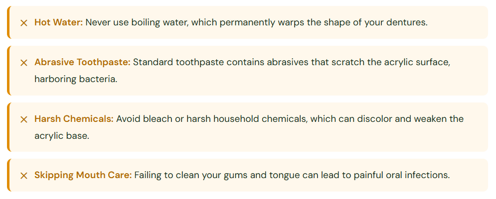mistakes to avoid